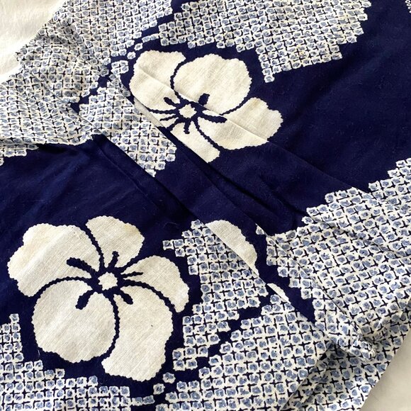 2 pack Vintage Japanese Cotton Yukata Kimonos - Picture 3 of 4